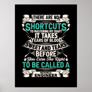 Póster Ingeniero Mecánico