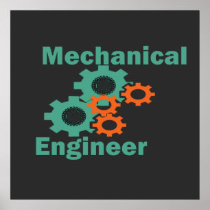 Póster ingeniero mecánico