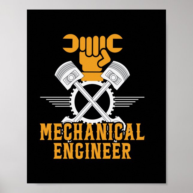 Póster Ingeniero Mecánico (Frente)
