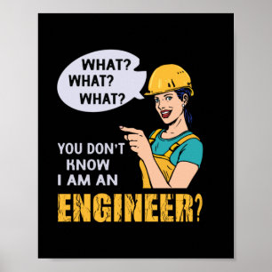 Póster Ingeniero Soy Ingeniero