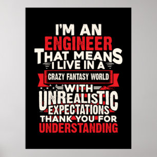 Póster Ingeniero Soy Ingeniero