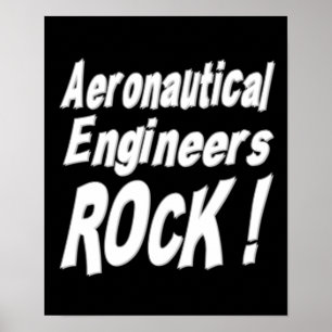 Póster Ingenieros Aeronáuticos Rock! Poster