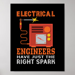 Póster Ingenieros Eléctricos Tienen Lo Correcto