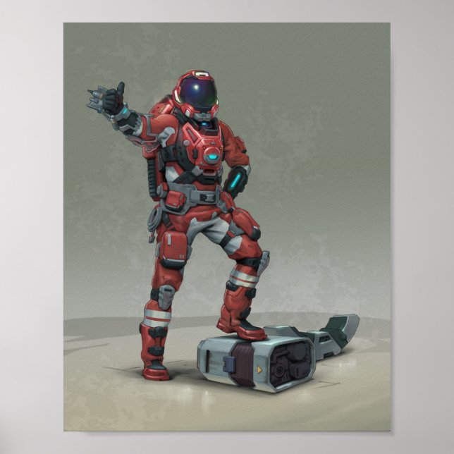 Póster Ingenieros Espaciales 2 Poster de Demanda (Frente)