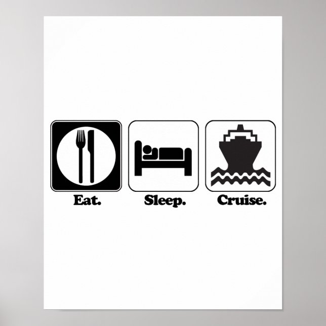 Póster ingiere el crucero de sueño (Frente)