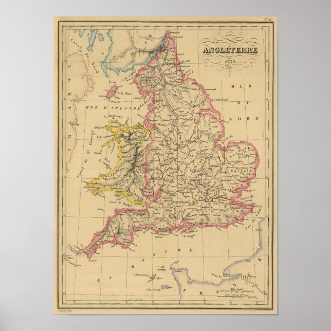 Póster Inglaterra 3 (Frente)