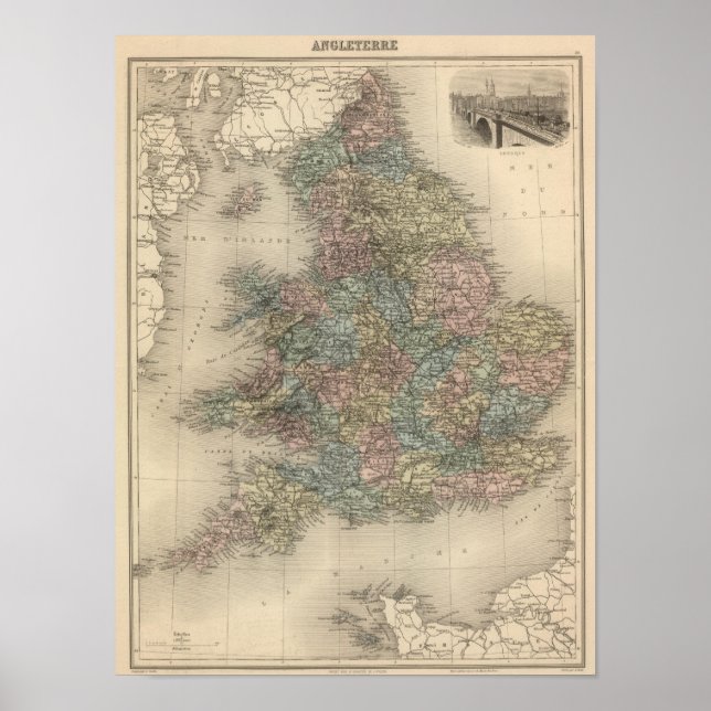 Póster Inglaterra 4 (Frente)