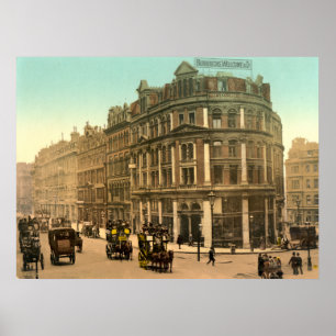 Póster Inglaterra antigua, Viaducto Holborn Londres