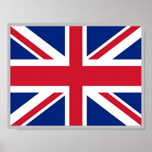Póster Inglaterra - Bandera -