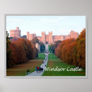 Póster Inglaterra - Castillo de Windsor -