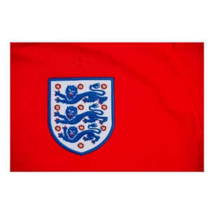 Póster Inglaterra Insignia de tres leones para la camiset