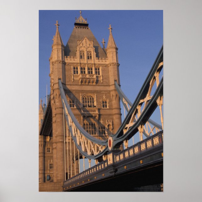 Póster Inglaterra, Londres, El Puente de la Torre (Frente)