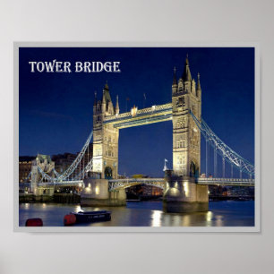 Póster Inglaterra - Londres - Tower Bridge -