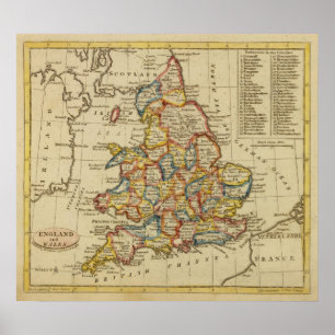 Póster Inglaterra, País de Gales 6