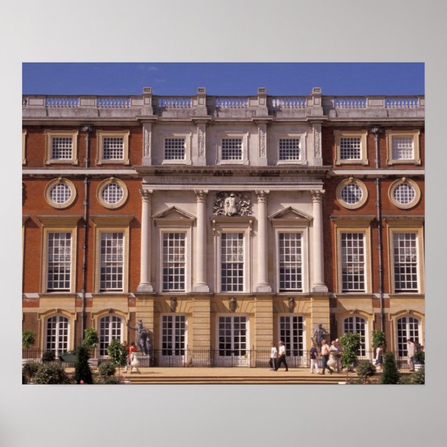 Póster Inglaterra, Surrey, Palacio de Hampton Court. 2 (Frente)