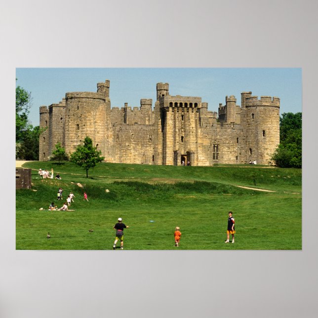 Póster Inglaterra, Sussex, Castillo Bodiam. 2 (Frente)
