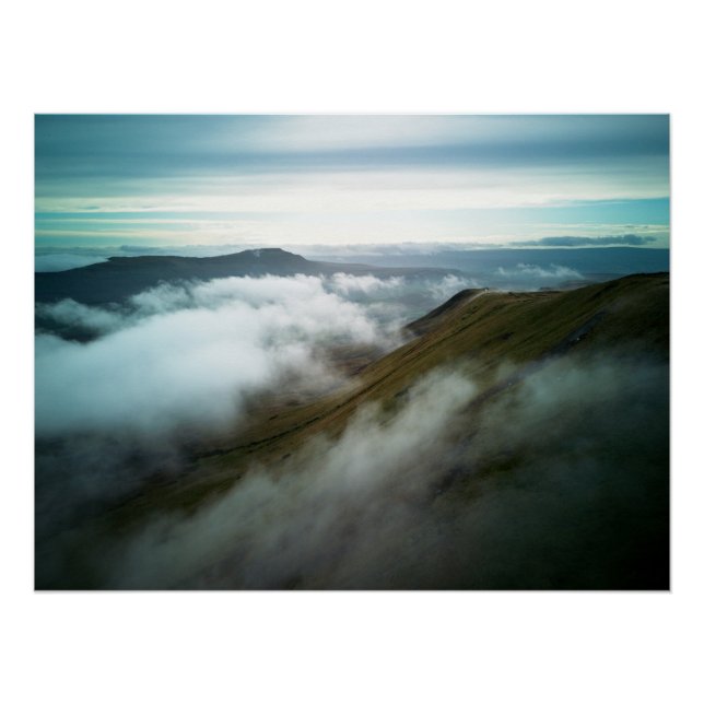 Póster Ingleborough visto desde Whernside (Anverso)