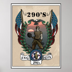Póster INGLÉS 290's. DET
