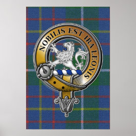 Póster Inglis Tartan & Badge