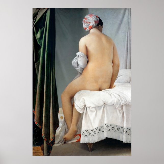Póster Ingres' The Valpinçon Bather (Frente)