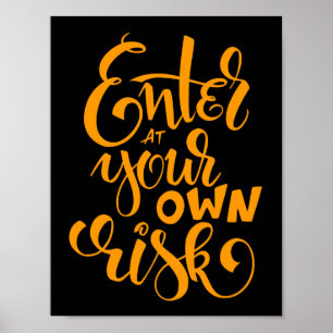 Póster Ingresa A Tu Propio Script De Riesgo II Bienvenida