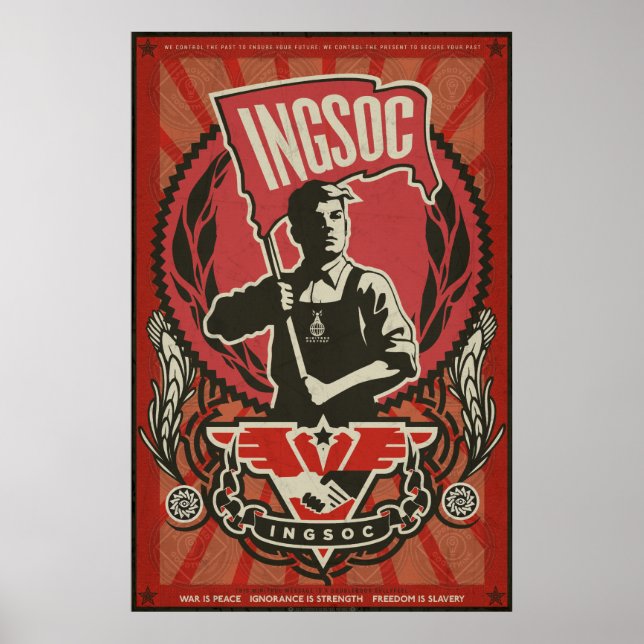 Póster INGSOC 1984 Poster de propaganda (Frente)