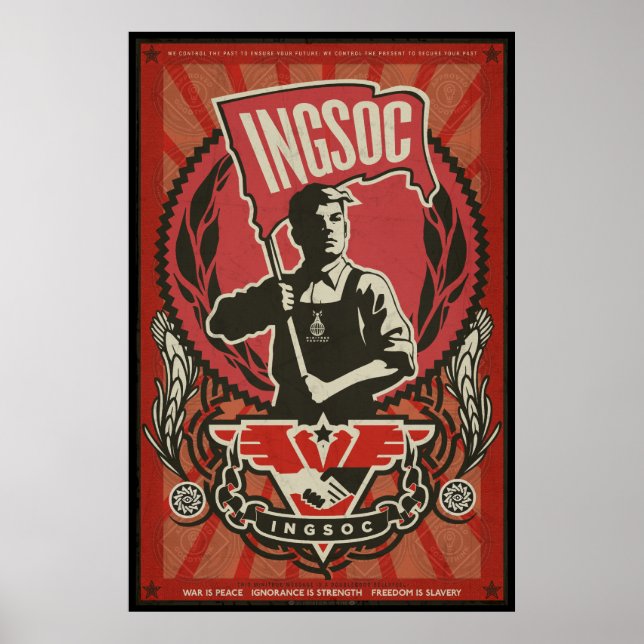 Póster INGSOC 1984 Poster de propaganda (Frente)
