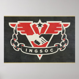 Póster INGSOC 1984 Poster de propaganda