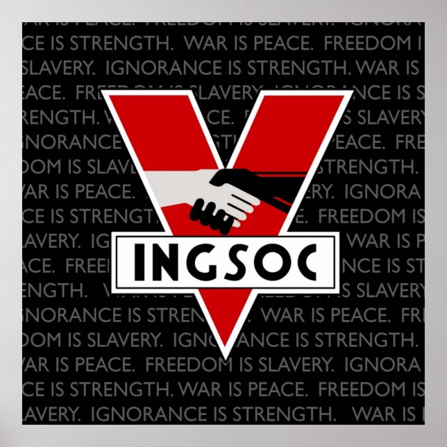 Póster INGSOC Inspirado en 1984 (Frente)