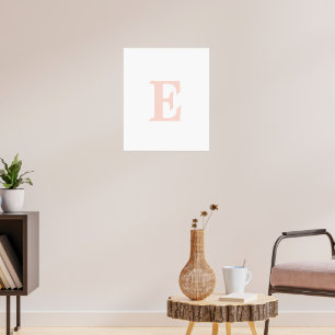 Póster inicial de habitación de niña