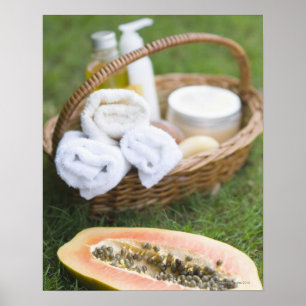 Póster Inicio del tratamiento de la terapia de masaje de 