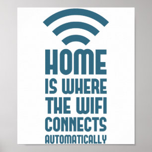 Póster Inicio Es Donde La WIFI Se Conecta Automáticamente