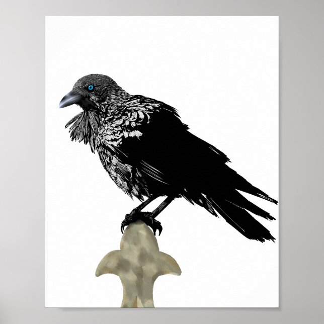 Póster Inked Raven (Frente)