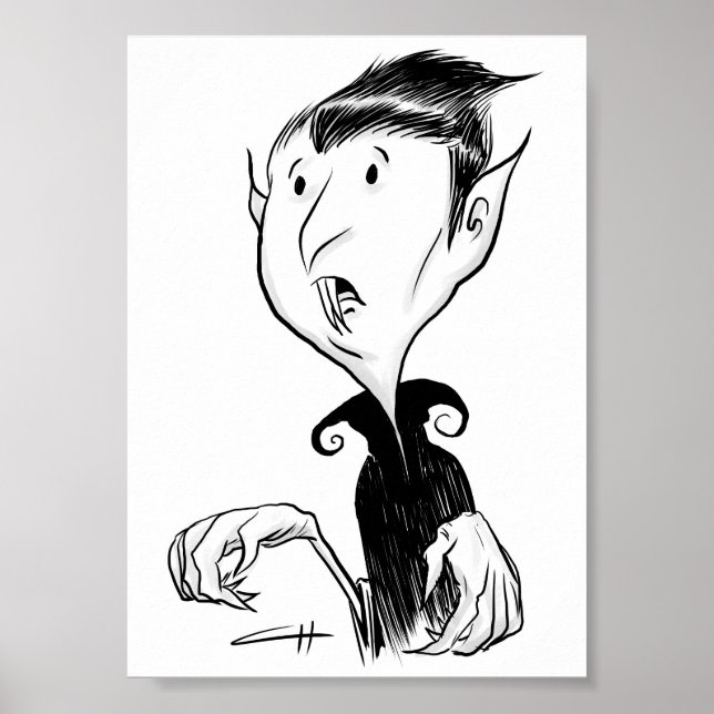 Póster Inkoctubre - Vampiro (Frente)