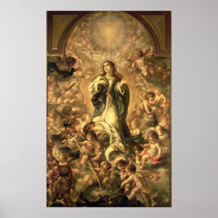 Póster Inmaculada Concepción, 1670-1672