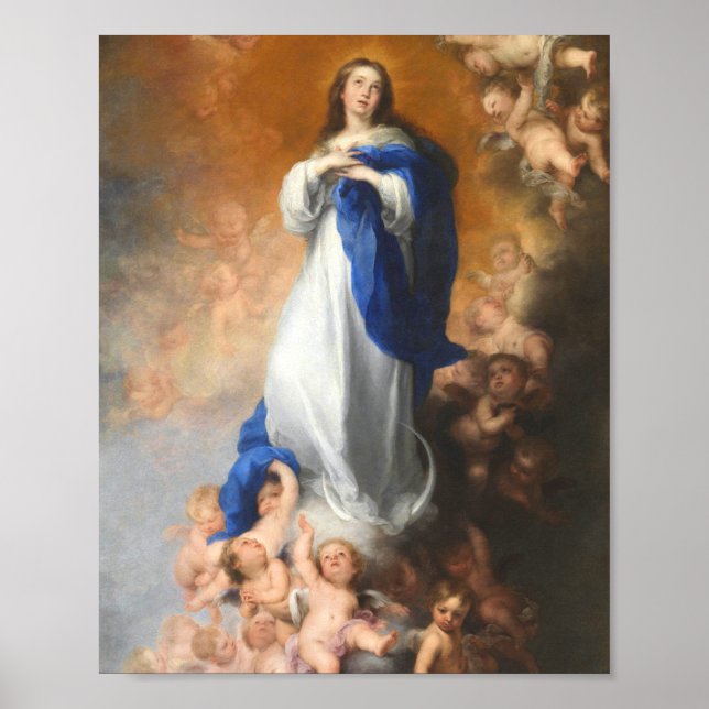 Póster Inmaculada Concepción De La Virgen María Murillo (Frente)