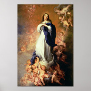 Póster Inmaculada Concepción del Escorial, c.1678