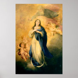 Póster Inmaculada Concepción Virgen María Asunción 02