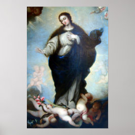 Póster Inmaculada Concepción Virgen María Asunción 05