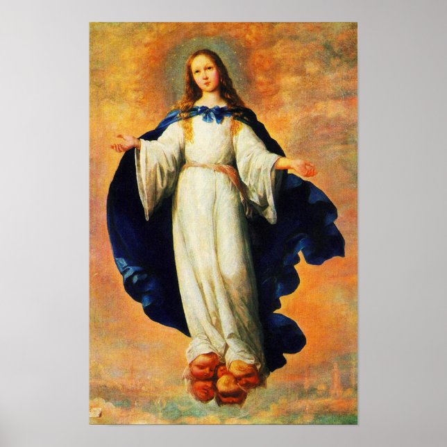 Póster Inmaculada Concepción Virgen María Asunción 10 (Frente)