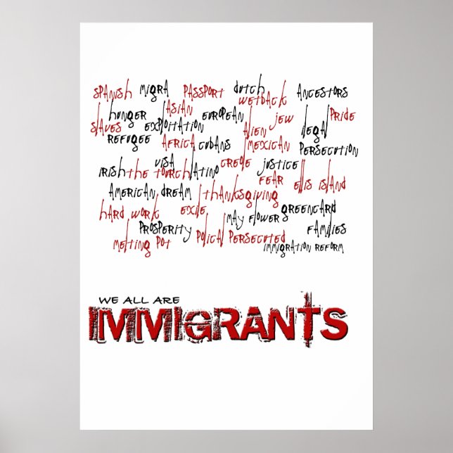 PÓSTER INMIGRANTES (Frente)