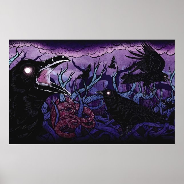 Póster Inmóvil En Criaturas Blancas (Frente)