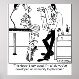 Póster Inmune a Placebos