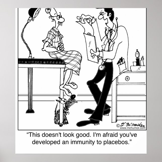 Póster Inmune a Placebos (Frente)