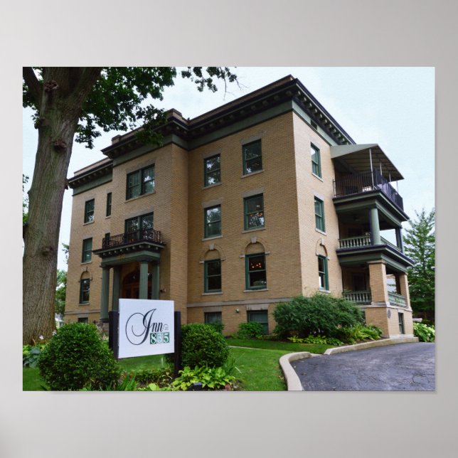 Póster Inn at 835, Springfield, Illinois, Side, 14x11 (Frente)