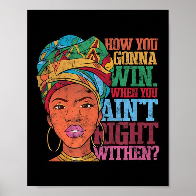 Póster Inner - Victoria - Verdad Uni-adultos - Negro - Pe (Frente)