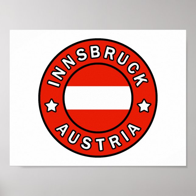 Póster Innsbruck Austria (Frente)