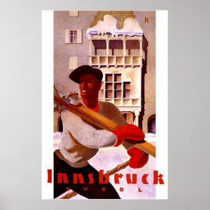 Póster Innsbruck Tyrol Austria