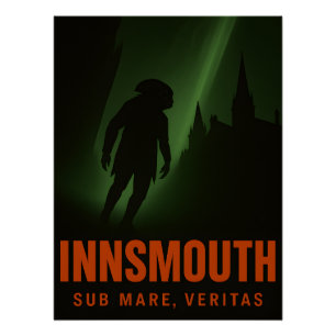 Póster Innsmouth - Debajo de la superficie, algo espera