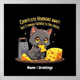 Póster Innumerables Horrores Esperan, Pero Sigo Fiel